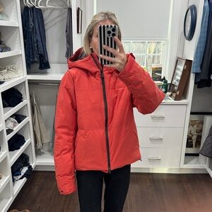 Helly Hansen Red Hooded Puffer Jacket L